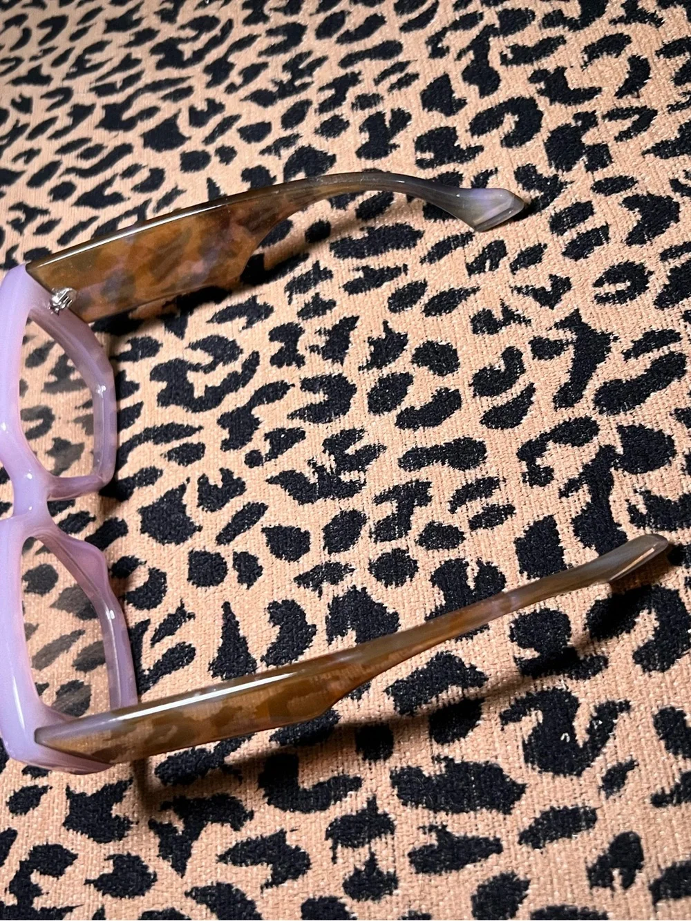 Purple Thick Frame Blue-Light Glasses — Never Worn 🕶️🤎